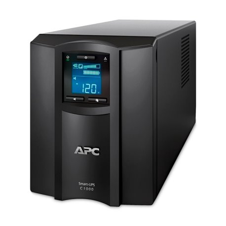 UPS Smart APC SMC1000C 1000VA/600W 8 NEMA 5-15R AVR LCD 120V SmartConnect Energy Star
