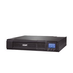UPS CDP Online UPO11-1RT rack 2U/torre doble conversión Onda Senoidal pura 1000VA/900W LCD 8 NEMA 5-15R 1pto USB 1 pto RS232