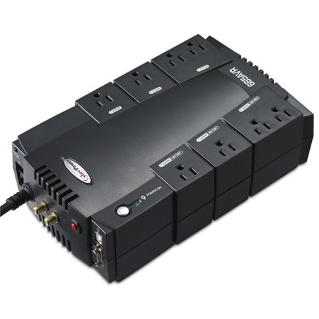 UPS CyberPower línea interactiva CP685AVR 685VA/390W 8 NEMA 5-15R (4 c/protección batería) 120V Energy Star