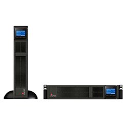UPS Smartbitt Online SBOL2KRT2U-1 rack 2U/torre Onda Senoidal 2000VA/1800W LCD 8 NEMA 5-15/20R Smart RS-232/USB