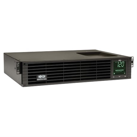 UPS SmartPro TrippLite SMART1000RM2U 1000VA/800W LCD Onda Sinusoidal 6 NEMA 5-15R rack 2U/torre 1x USB 1x DB