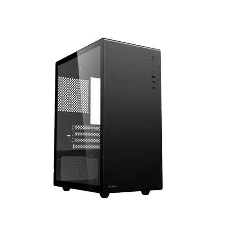 Gabinete Acteck Neuss Pro GI717 Negro Mini torre Panel Izq Crystal Elite Series