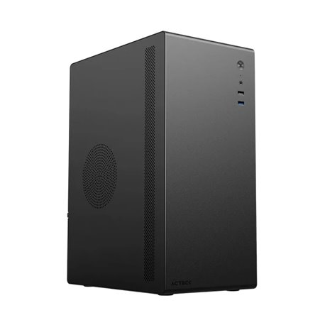 Gabinete Acteck Neuss Plus GI707 Max mini torre Negro fuente 200W