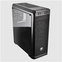 Gabinete Cougar MX-330-G Cristal templado Negro ATX 1xVentilador