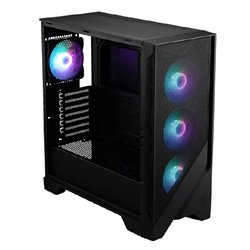 Gabinete MSI MAG Forge 320R Negro 4xVentilador 120mm cristal ATX / Micro-ATX / Mini-ITX