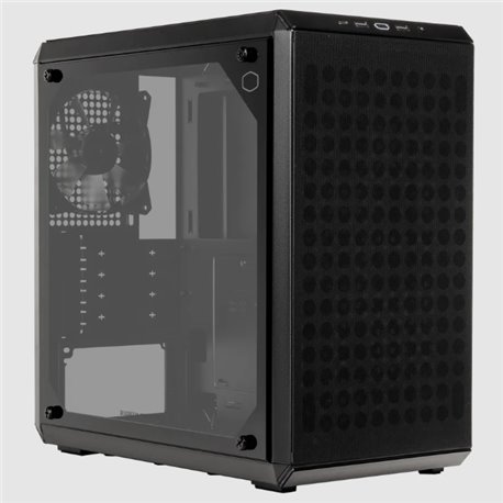 Gabinete Cooler Master Q300LV2 negro Micro-ATX, Mini-ITX 1xVentilador sin fuente