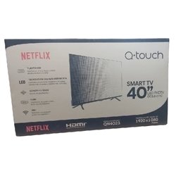 Smart TV Qtouch 40 Pulg FHD WiFi / HDMI/ USB Netflix