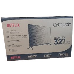 Smart TV Qtouch 32 Pulg  WiFi / HDMI / USB/ Netflix