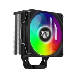 Enfriamiento de Aire Balam Rush Negro Nitrox NX50 4 Tubos de calor de cobre 1 Vent Silencioso de 120mm ARGB Torre de Calor en Al