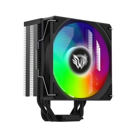 Enfriamiento de Aire Balam Rush Negro Nitrox NX50 4 Tubos de calor de cobre 1 Vent Silencioso de 120mm ARGB Torre de Calor en Al