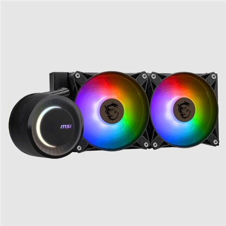 Enfriamiento liquido MSI MAG CORELIQUID E240 2xFan ARGB 240mm Compatible AM5/LGA 1700