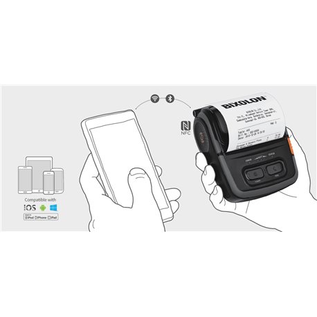 Miniprinter Bixolon SPP-R310IK5 Movil Serial or USB 100mm BT Android iOS Autoswitch