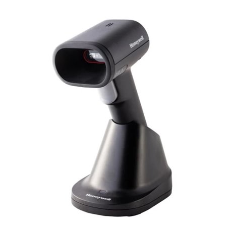 Lector de codigo de barras Honeywell HH492-R1-1USB-5 Imager Inalambrico 2D Kit Lector con base de carga y comunicacion negro HH4