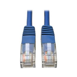 Cable patch UTP TrippLiteN002-006-BL CAT 5E azul1.83 m (6 pies) PoE RJ45 M/M Moldeado 350 MHz