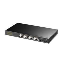 Switch Cudy GS2024S2 administrable L2 con 24 puertos RJ45 y 4 x SFP 1.25G 1x puerto consola