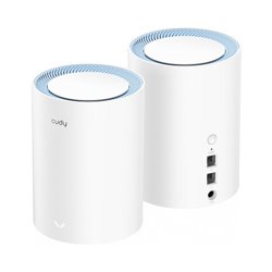 Sistema Mesh Cudy M1200 (2 piezas) Wi-Fi AC1200 (2 puertos ethernet 10/100 por pieza) seamless roaming