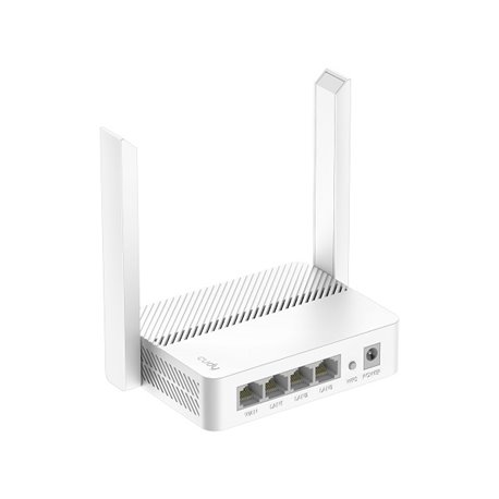 Router Wi-Fi Cudy WR300 N300 2.4GHz 2T2R (2×2 MIMO) 1x WAN y 3x LAN RJ45 Ethernet 10/100 modo AP/RE/WISP/Client 2x antenas ext.