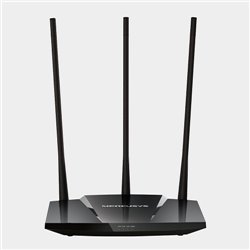 Router inalámbrico Mercusys MW330HP N 300Mbps alta potencia 3 antenas 7dBi botón Turbo incrementar señal 1x WAN y 3x LAN 10/100