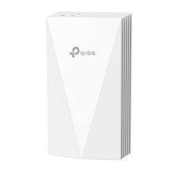 Access Point Wi-Fi 6 TP-Link Omada EAP655-Wall AX3000 placa pared 4 puertos RJ45 gigabit (1 uplink y 3 downlink uno con PoE802.3