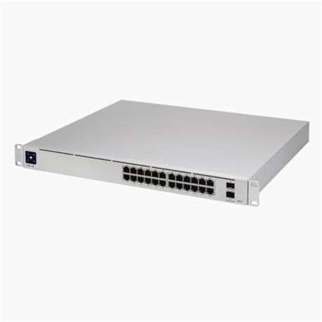 Switch Ubiquiti Unifi USW-PRO-24-POE 24 Puertos Gigabit PoE Max 400w 2 Puertos Sfp+ 10g Administrable Capa 3