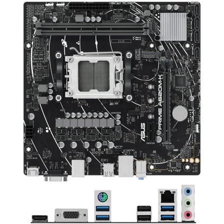 Tarjeta madre Asus Prime A620M-K socket AM5 2xDDR5 HDMI VGA Micro ATX