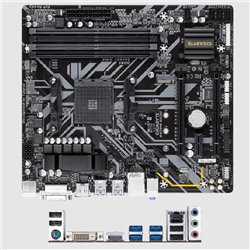 Tarjeta madre Gigabyte B450M DS3H socket AM4 4xDDR4 HDMI DVI-D Micro ATX
