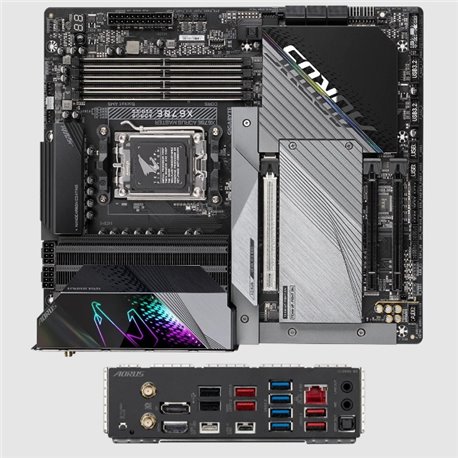 Tarjeta madre Gigabyte X670E Aorus Master socket AM5 Wifi 4xDDR5 HDMI DP E-ATX