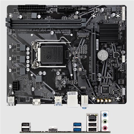 Tarjeta madre Gigabyte H510M K V2 11a y 10a Gen socket 1200 2xDDR4 HDMI