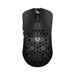 Mouse Balam Rush Speeder Light MG969 Negro Inalámbrico/Bluetooth Caratula ultra ligera Recargable Tipo C 300mAh 5000DPI Iluminac