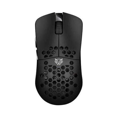 Mouse Balam Rush Speeder Light MG969 Negro Inalámbrico/Bluetooth Caratula ultra ligera Recargable Tipo C 300mAh 5000DPI Iluminac