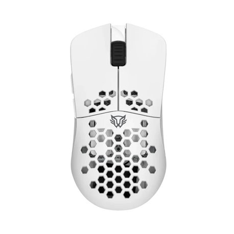 Mouse Balam Rush Speeder Light MG969 Blanco Inalámbrico/Bluetooth Caratula ultra ligera Recargable Tipo C 300mAh 5000DPI Ilumina