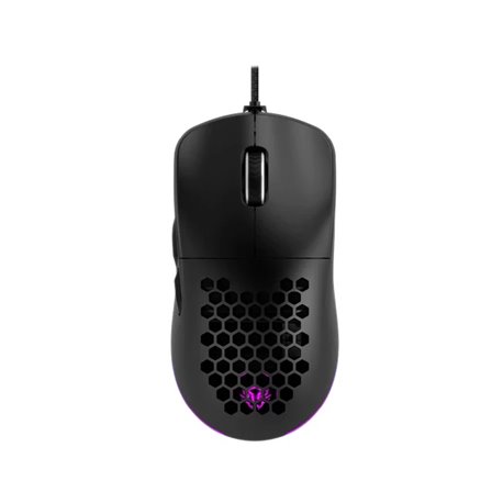Mouse Balam Rush Speeder Evo MG939 Negro Alambrico Caratulas intercambiables Ultraligero 12800DPI RGB 6 Botones
