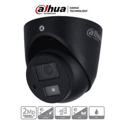 Camara Dahua DH-HAC-HDW1231GN-A-0280B mini domo 2 mpx lente 2.8mm IR 20 m 130 db con audio integrado 102 gds de apertura IP67