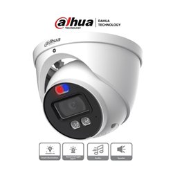 Camara Dahua DH-HAC-ME1239HN-A-PV domo TiOC 2 mpx lente 3.6 mm IR 40 m metalica exterior microfono integrado IP67