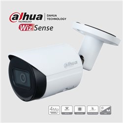 Camara Dahua DH-IPC-HFW2441S-S IP bullet 4 mpx lente 2.8 mm 95 gds IR de 30 m WDR de 120 dB PoE IP67