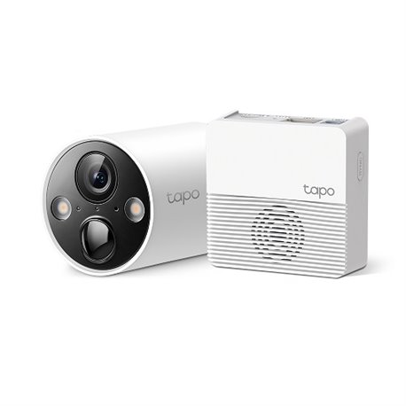 Kit videovigilancia TP-Link Tapo C420S1 con hub H200 (slot microSD) 1 cámara Wi-Fi inalámbricas batería recargable IP65 2K QHD a