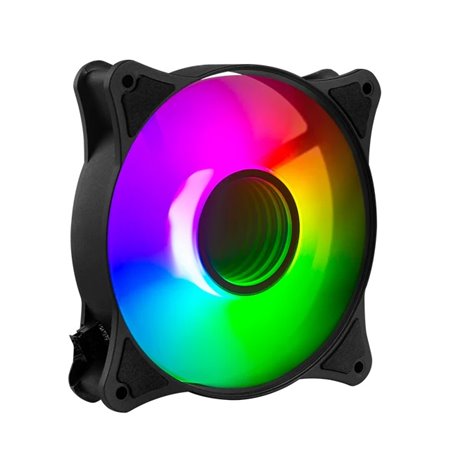 Ventilador Balam Rush 120mm Negro Eolox Blaze EX90 ARGB Rainbown 120x120x25mm 1200RPM Hidráulico 12V