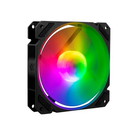 Ventilador Balam Rush 120mm Negro Eolox Blaze EX70 ARGB Rainbown 120x120x25mm 1200RPM Hidráulico 12V