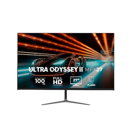 Monitor Balam Rush 27 Ultra Odyssey II MFX27 VA plano Negro Full HD 1MS 100Hz HDMI + DP + 3.5mm