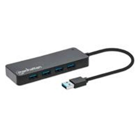 HUB USB,MANHATTAN,168403, V3.2  7 PTOS A SIN FUENTE, 5GBPS