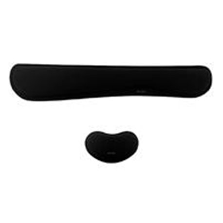 KIT DESCANSA MUÑECAS ACTECK MOUSEPAD CUSHY PRO TR430 / ERGONÓMICO / MEMORY FOAM / COLOR GRAFITO / ANTIDESLIZANTE / 460 X 85 X 20