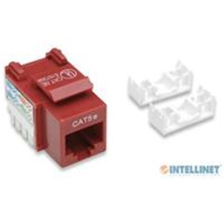 JACK,INTELLINET,210478, CAT 5E DE IMPACTO KEYSTONE ROJO