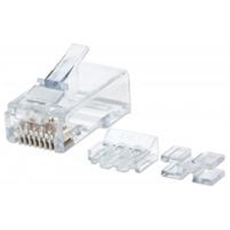 PLUG RJ45,INTELLINET,790673, CAT 6A UTP MULTIFILAR PRO 80 PZAS