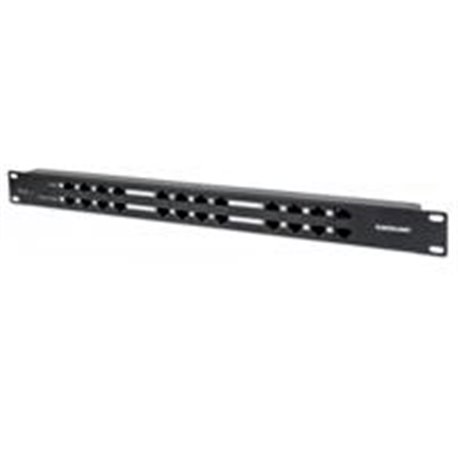 PANEL PARCHEO,INTELLINET,720342, CAT 5E, 12 PTOS 1U POE
