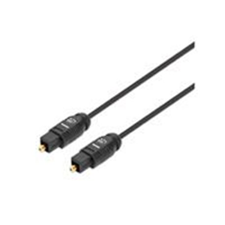 CABLE AUDIO,MANHATTAN,356091, TOSLINK S/PDIF M-M 5.0M NEGRO