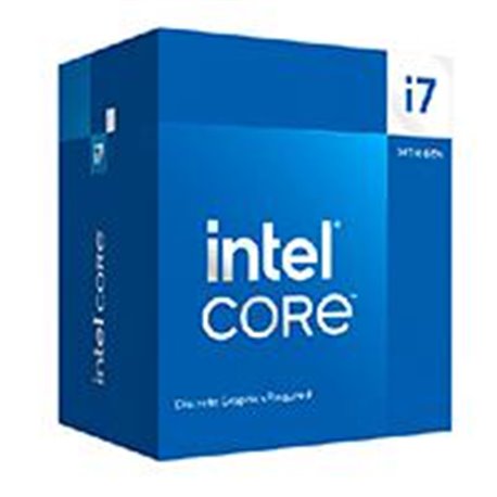 PROCESADOR INTEL CORE I7-14700F S-1700 14A GEN /HASTA 5.4 GHZ /CACHE 33MB /20 CORES (8P+12E) /SIN GRAFICOS /CON DISIPADOR /COMPU