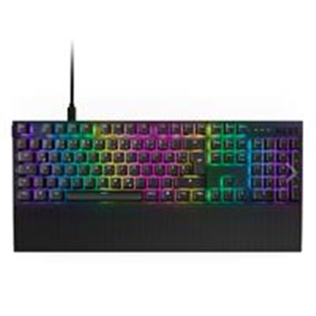 TECLADO MECANICO NZXT FUNCTION 2 / NEGRO / RGB / SWITCH ÓPTICO GATERON RED / REPOSA MUÑECAS / INGLES /GAMER.