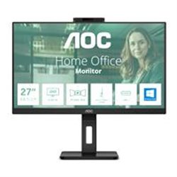 MONITOR LED AOC Q27P3CW / COLOR NEGRO / PANEL IPS DE 27 / HDMI / DP / VGA / ASPECTO 16:9 / TIEMPO DE RESPUESTA 4MS / 2560X1440 /