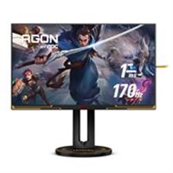 MONITOR GAMER AG275QXL AOC 27 / PANEL IPS / 144 - 170 HZ / T.D.R. 1 MS / AMD FREE SYNC / COLOR NEGRO Y DORADO / HDMI / VGA / DIS
