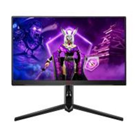 MONITOR GAMER  AOC 25 / PANEL IPS / 240 - 260 HZ / T.D.R. 1 MS / AMD FREE SYNC / COLOR NEGRO Y ROJO / HDMI / VGA / DISPLAYPORT /